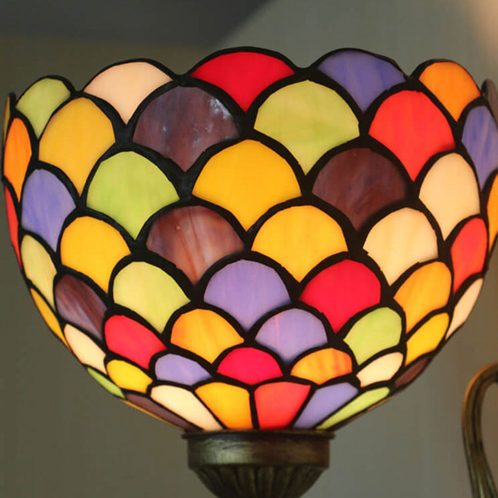Stained Dot Glass Wall Lamp