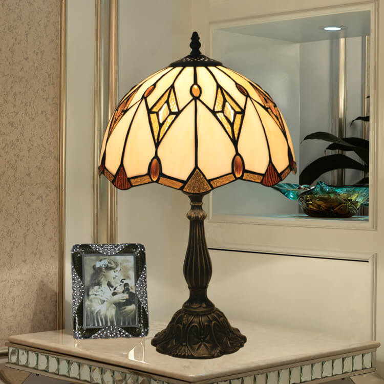 Baroque Gems Dome Stained Table Lamp