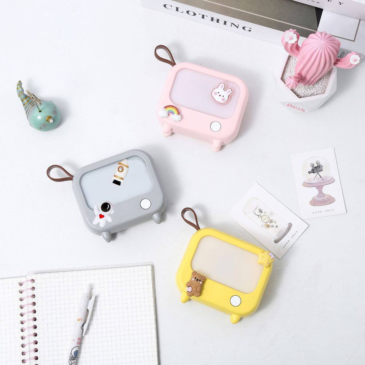 Mini TV Night Table Lamp