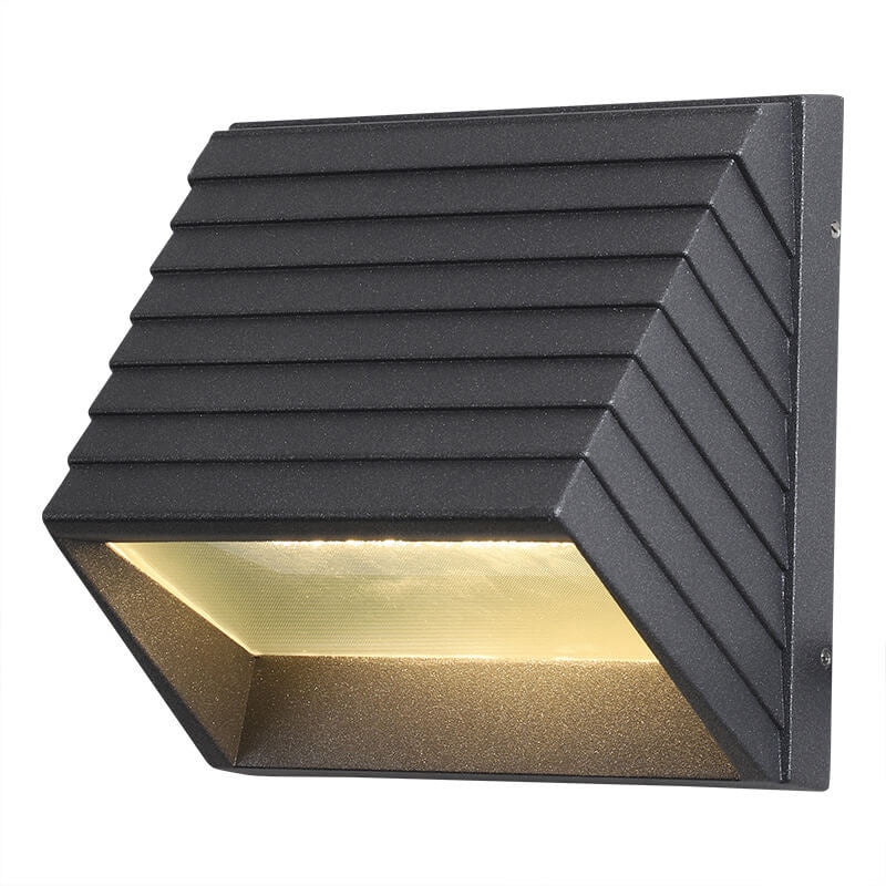 Striped Trapezoidal Patio Outdoor Light