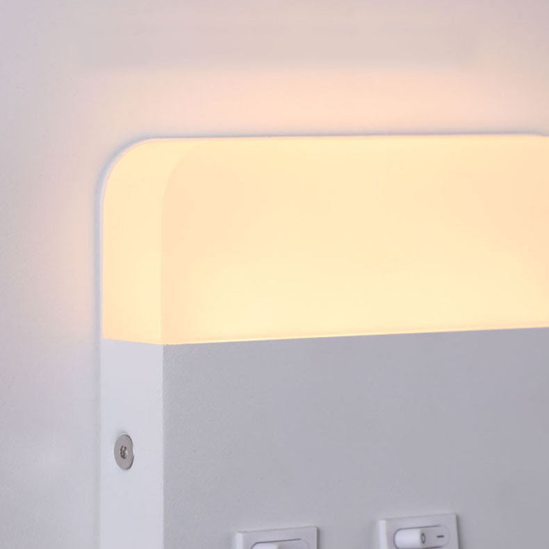 Round Square Acrylic Aluminum Wall Lamp