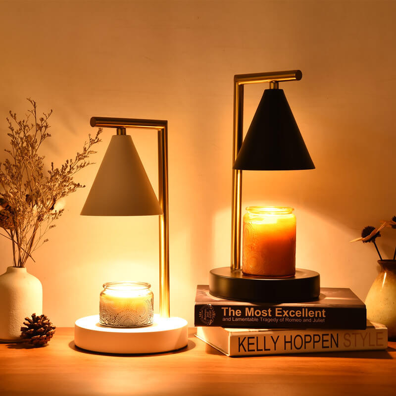 Cone Right Angle Arm Table Lamp