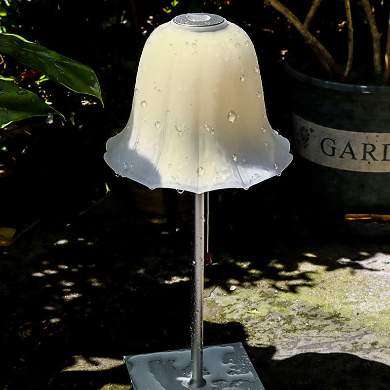 Pleated Aluminum Table Lamp