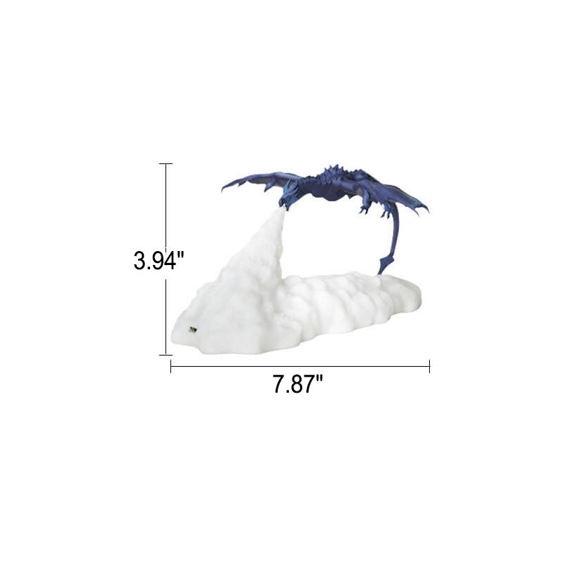 3D Printed Volcano Dragon Table Lamp