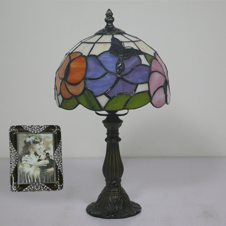 Dome Flower Zinc Alloy Table Lamp