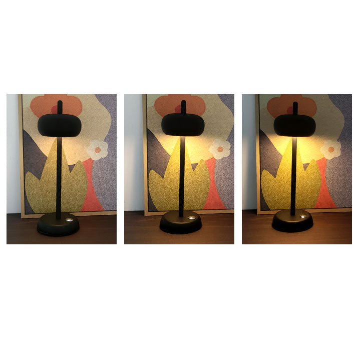 Round Drum Touch Table Lamp