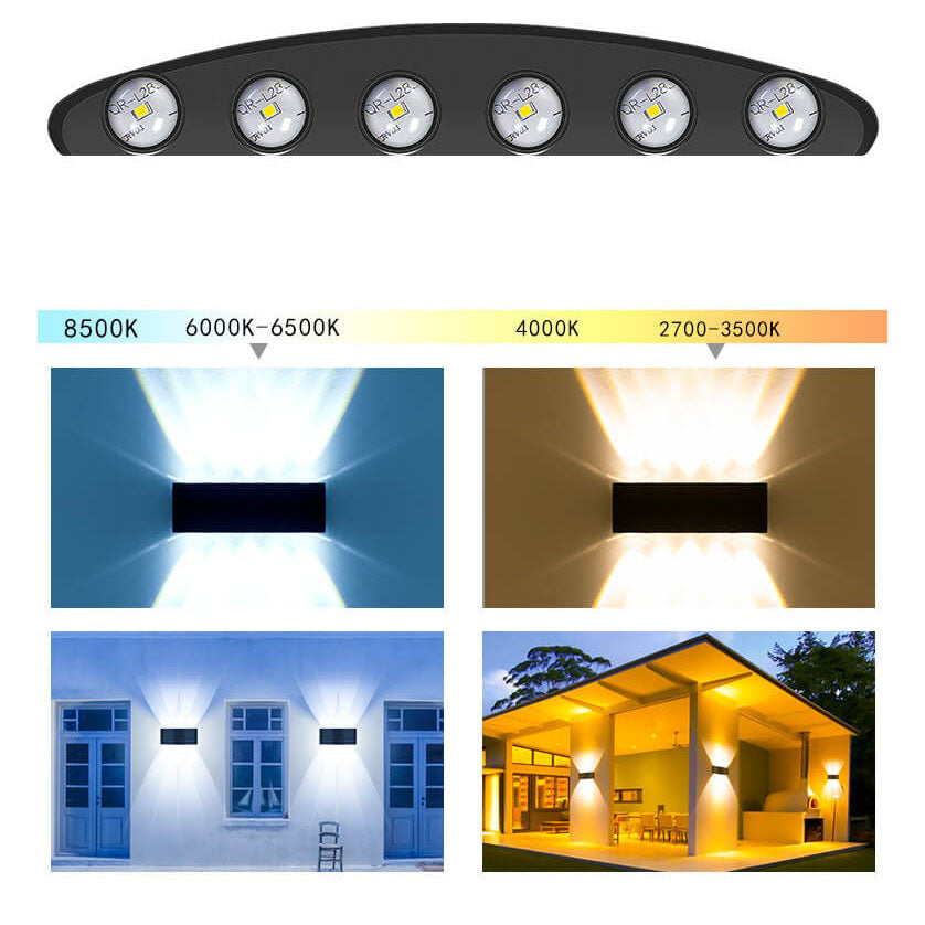 Black Aluminum Patio Outdoor Light