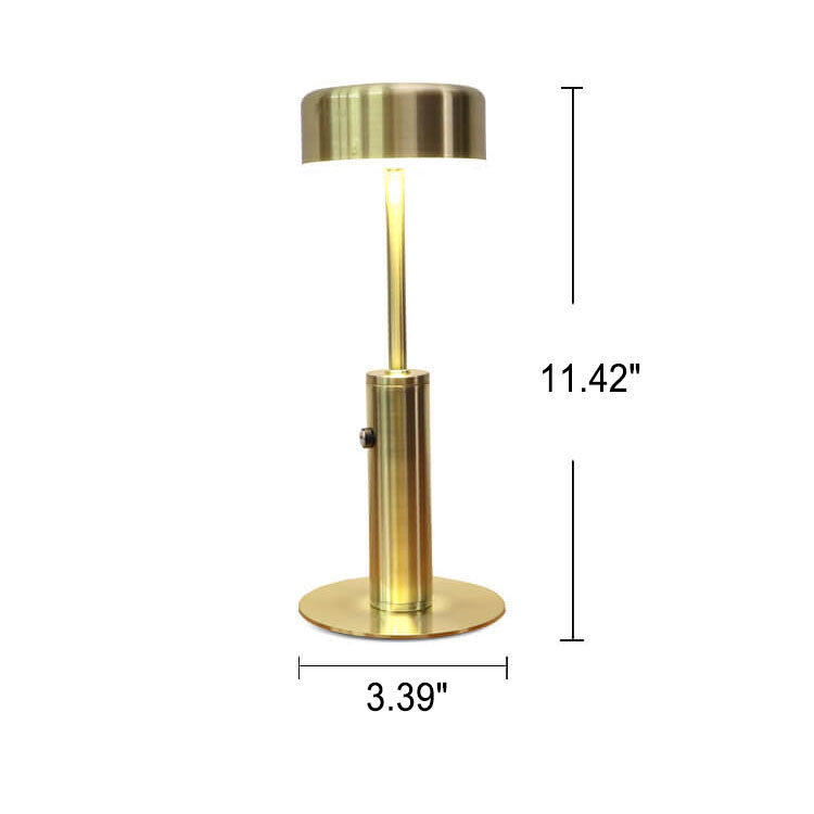 Cylindrical Charging Night Table Lamp