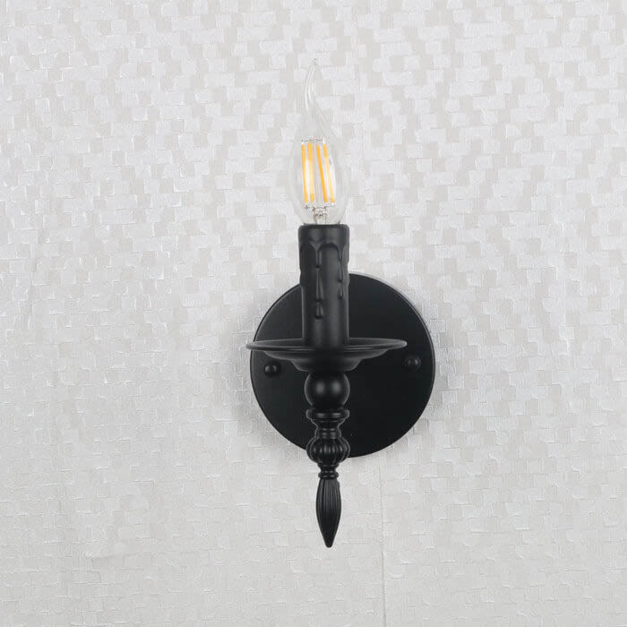 Iron Candle Wall Lamp
