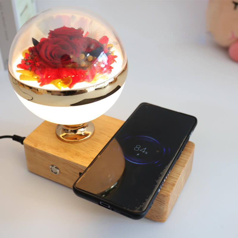 Permanent Flower Night Smart Table Lamp