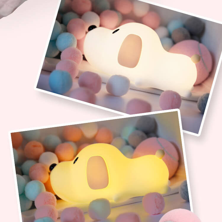 Cartoon Dumb Dog Silicone Table Lamp