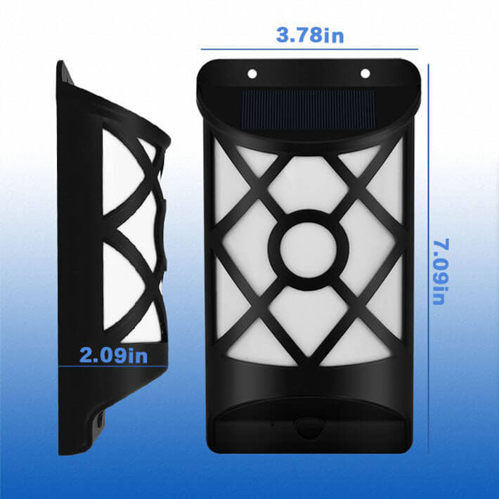Flame Half Column Sensor Outdoor Light