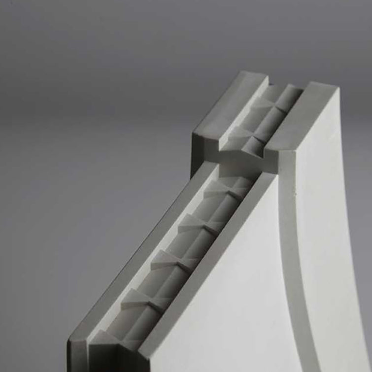 Triangle Concrete Bedroom Table Lamp
