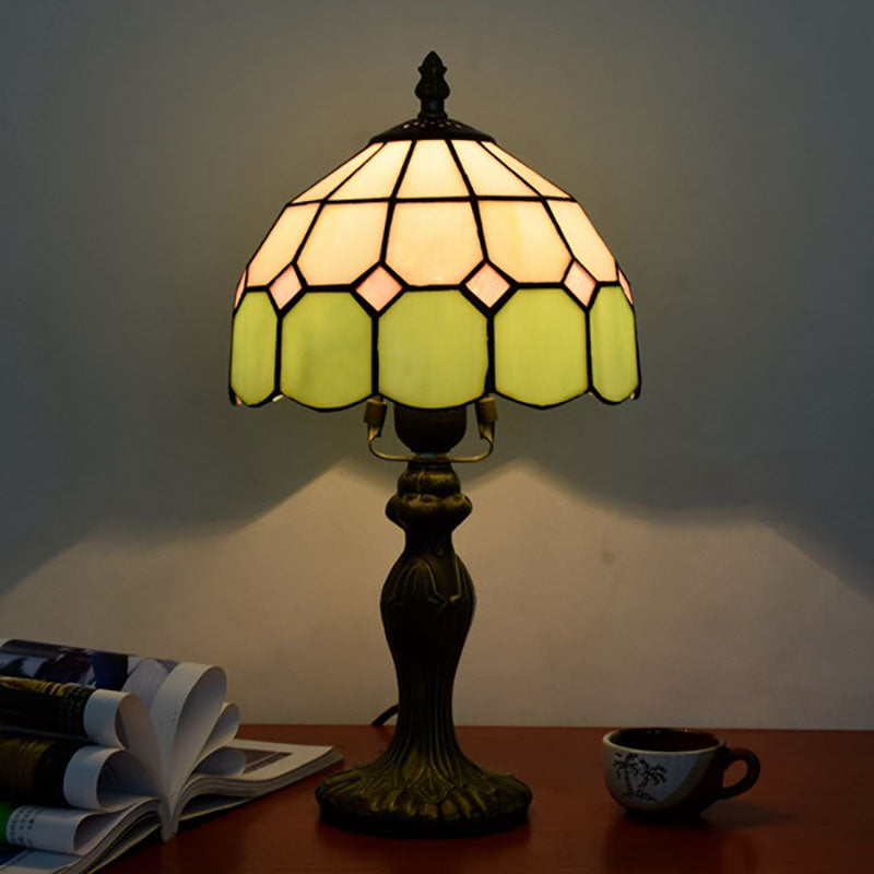Aluminum Alloy Glass Dome Table Lamp