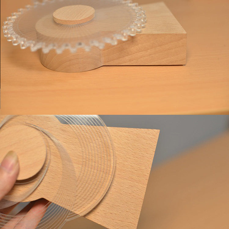 Wood Acrylic Observation Wheel Table Lamp