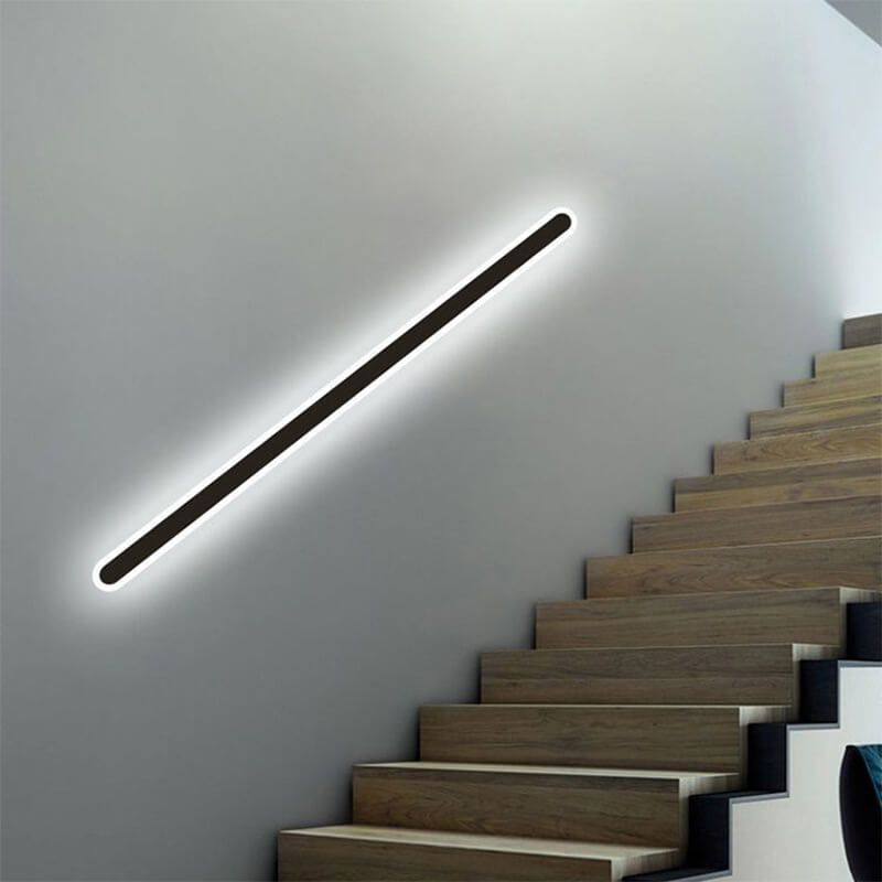 Long Bar Iron Acrylic Wall Lamp