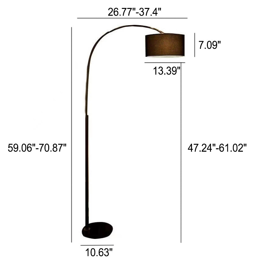 Nordic Creative Fabric Column Floor Lamp