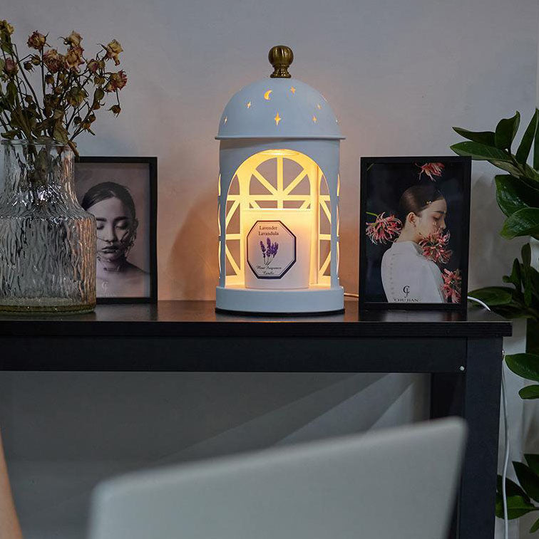 Castle Metal Aroma Melting Table Lamp