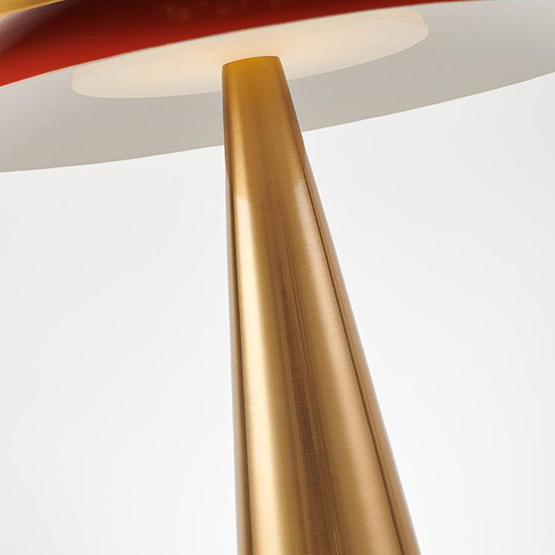 Iron Mushroom Shape Home 2-Light Table Lamp
