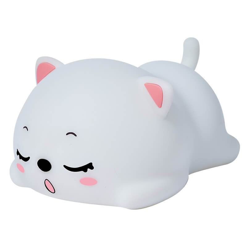 Lovely Cat Silicone Pat Table Lamp