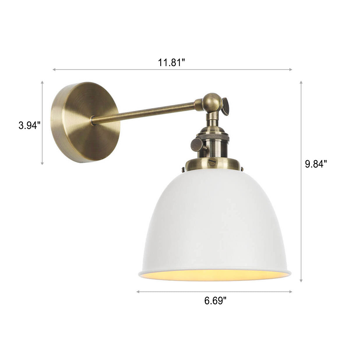 Wrought Iron Wall Lamp