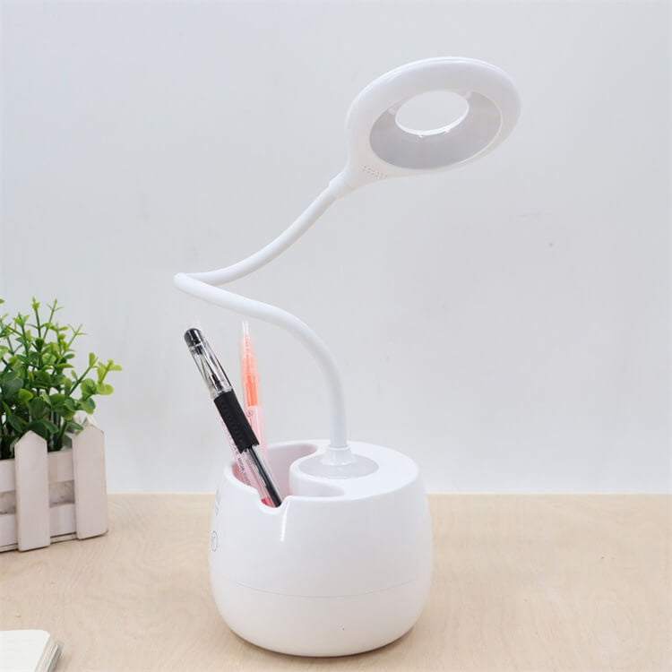 White Touch Rechargeable Pen Table Lamp