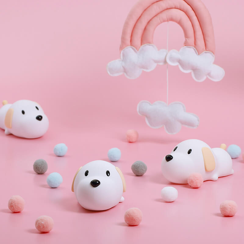 Cartoon Dumb Dog Silicone Table Lamp