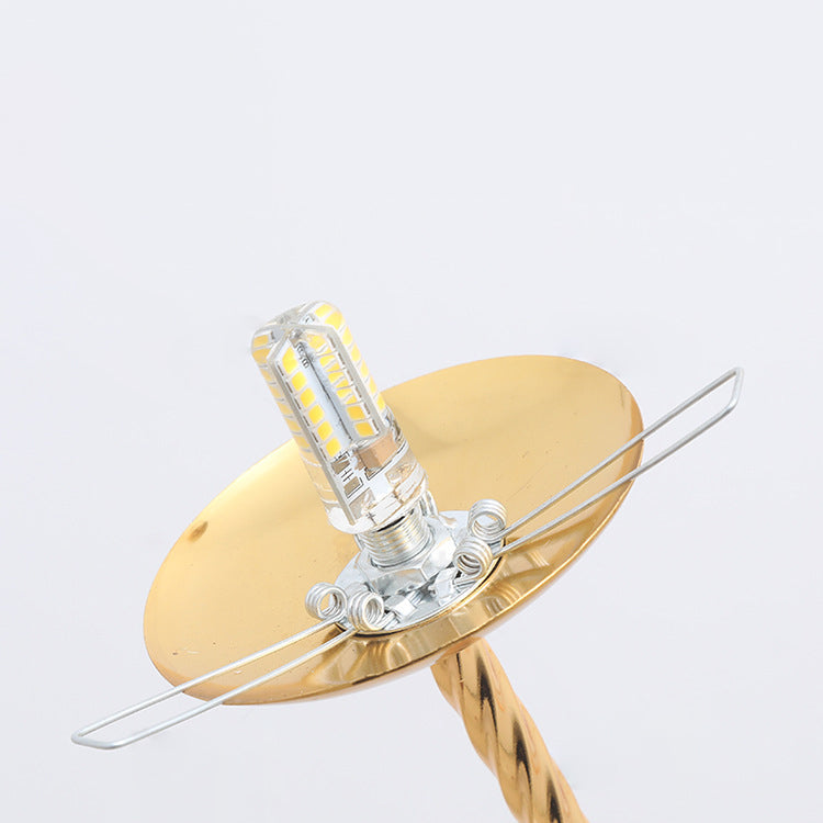 Modern Luxury Leaf Flower 5-Light Floor Lamp