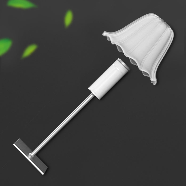 Flower Aluminum Glass Bedroom Table Lamp