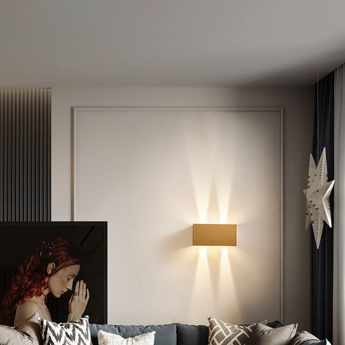 Aluminum Square Flat Beam Wall Lamp