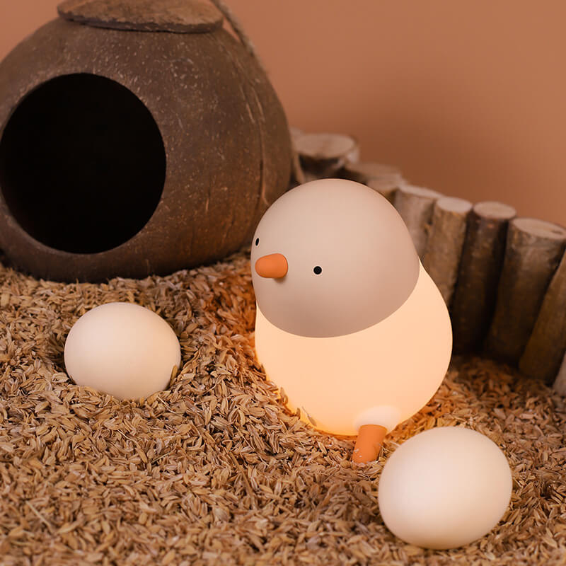 Cartoon Chick Silicone Night Table Lamp