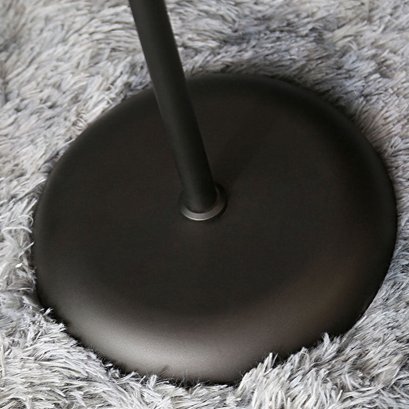 Half Circle Iron Living 2-Light Floor Lamp