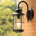 Iron Glass Outdoor Light