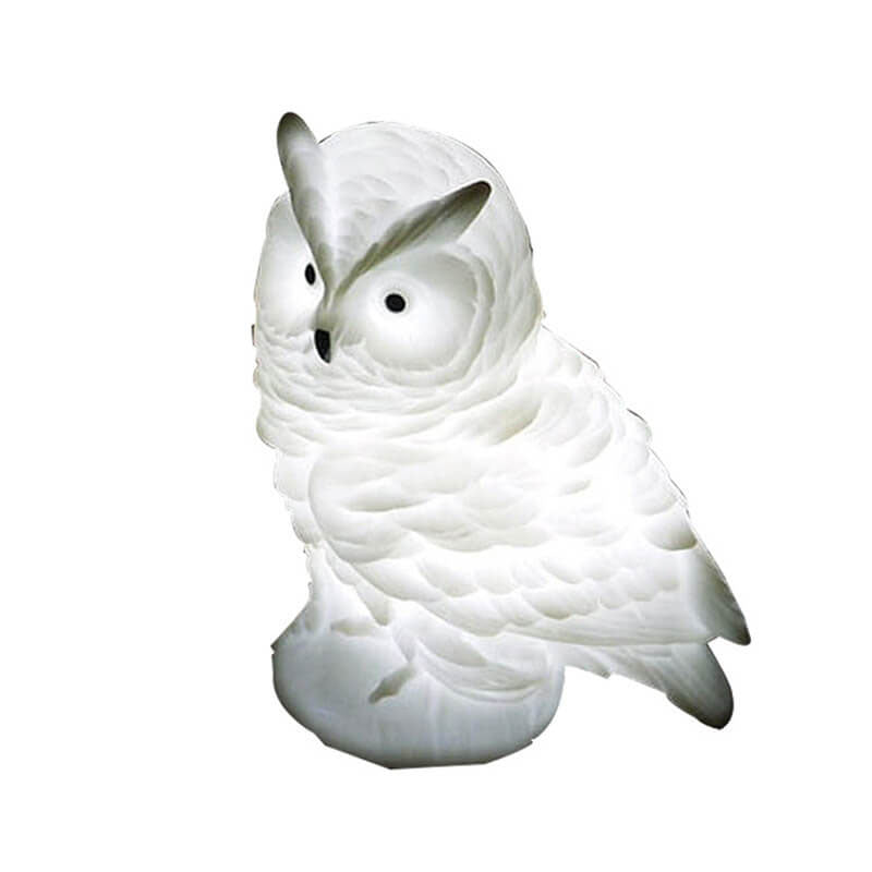Owl Enamel Night Table Lamp