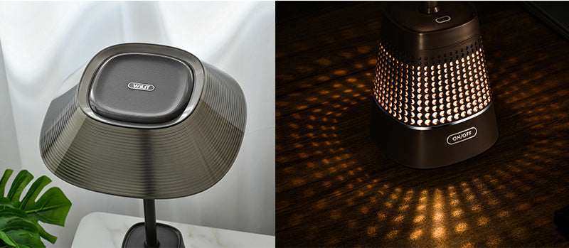 ABS Metal Geometric Prism Table Lamp