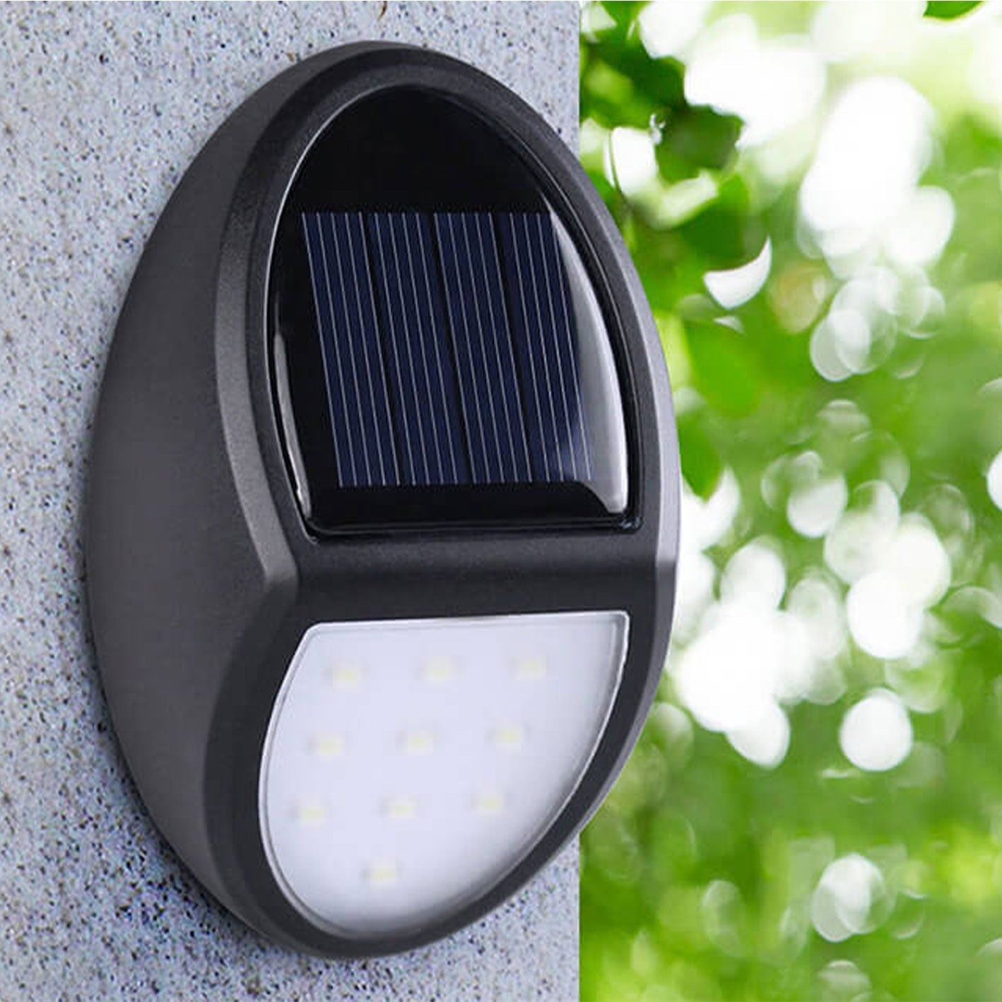 Oval Fence Outdoor Light