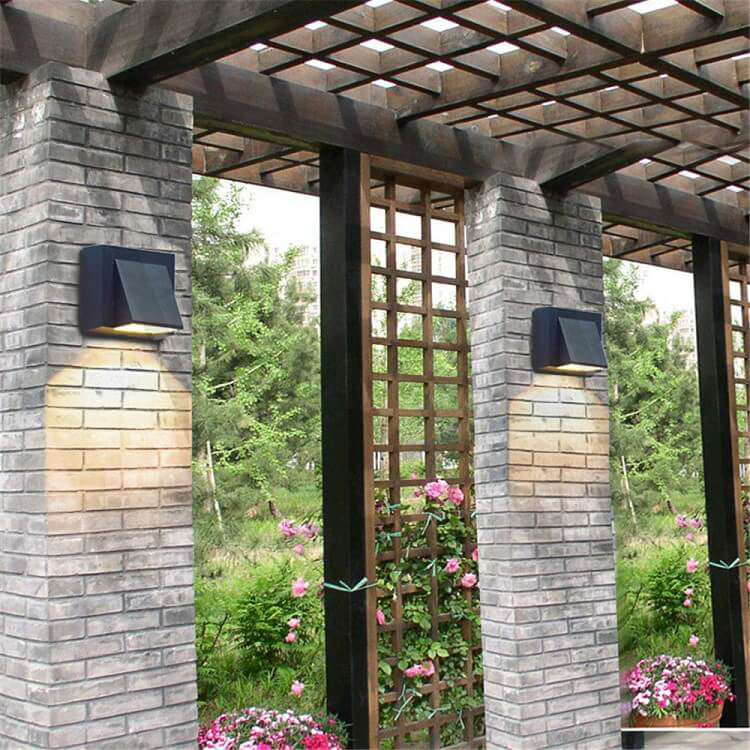 Geometric Square Outdoor Light
