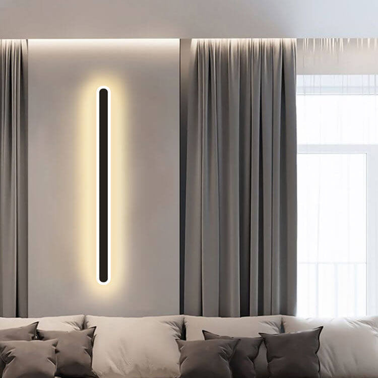 Long Bar Iron Acrylic Wall Lamp