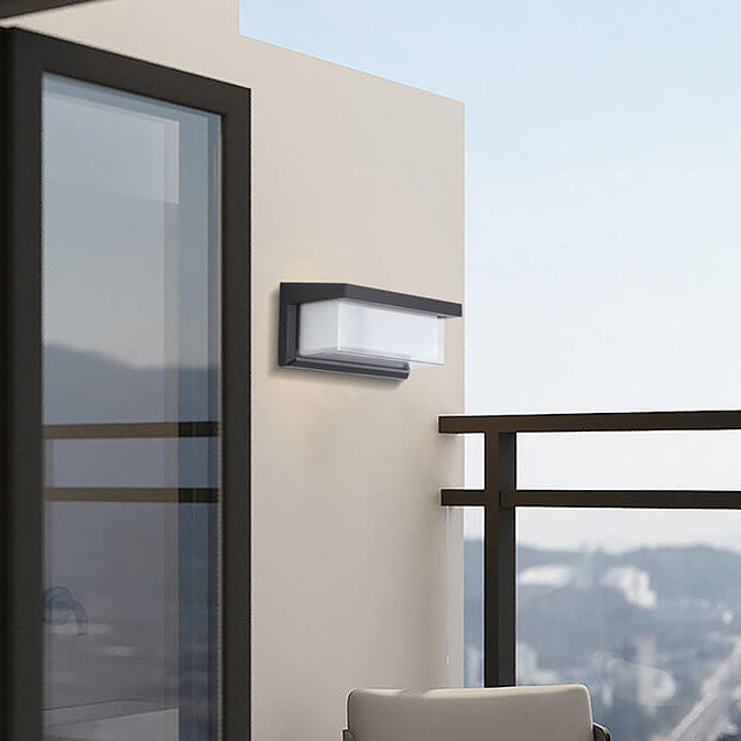 Rectangle PC Patio Outdoor Light