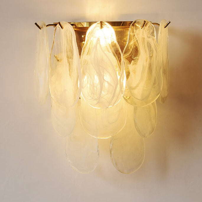 Glass Shell Pearl 2-Light Wall Lamp
