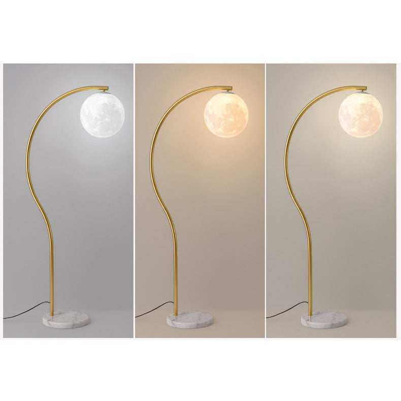 Iron Marble Floor Lamp