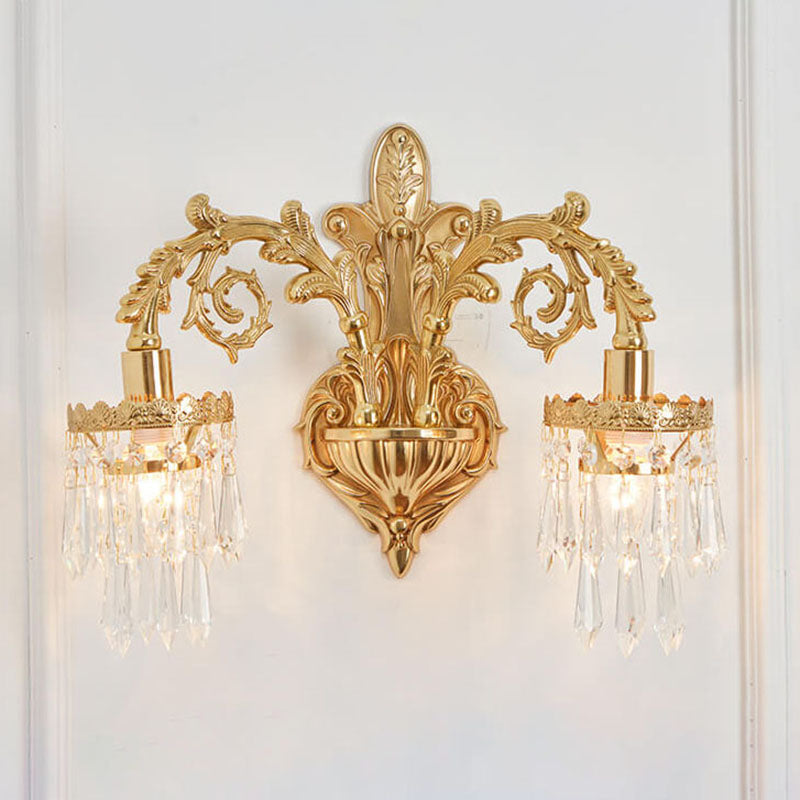 All-Copper Branch Bedroom Wall Lamp