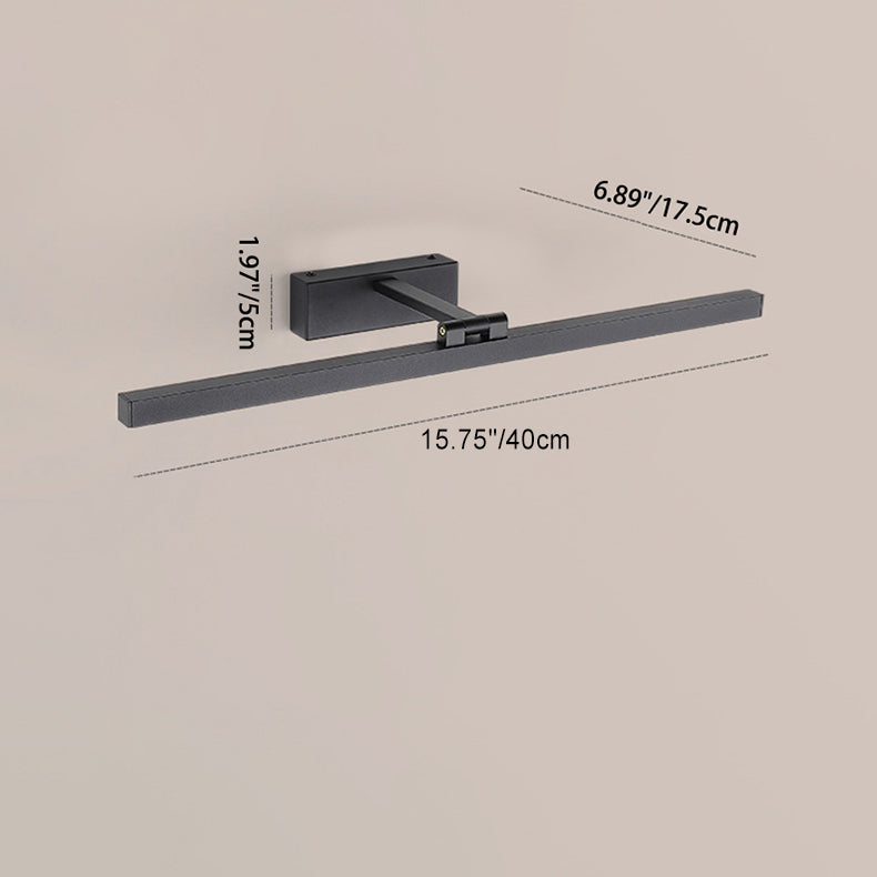 Long Iron Aluminum PC Wall Lamp