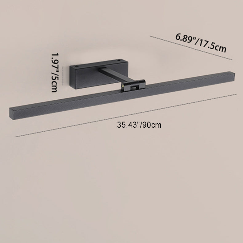 Long Iron Aluminum PC Wall Lamp