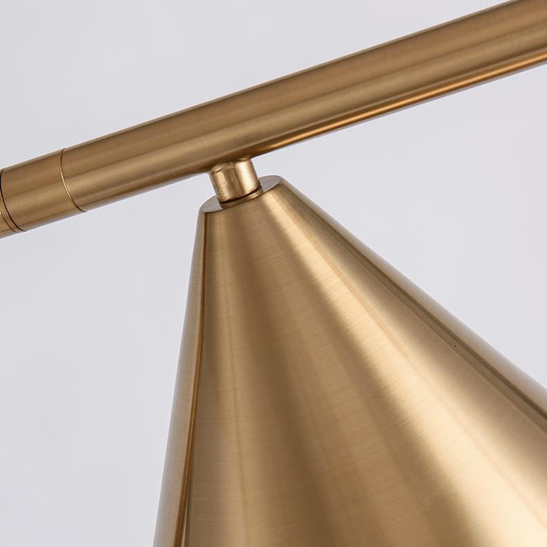 Long Cone Hardware Bedroom Table Lamp