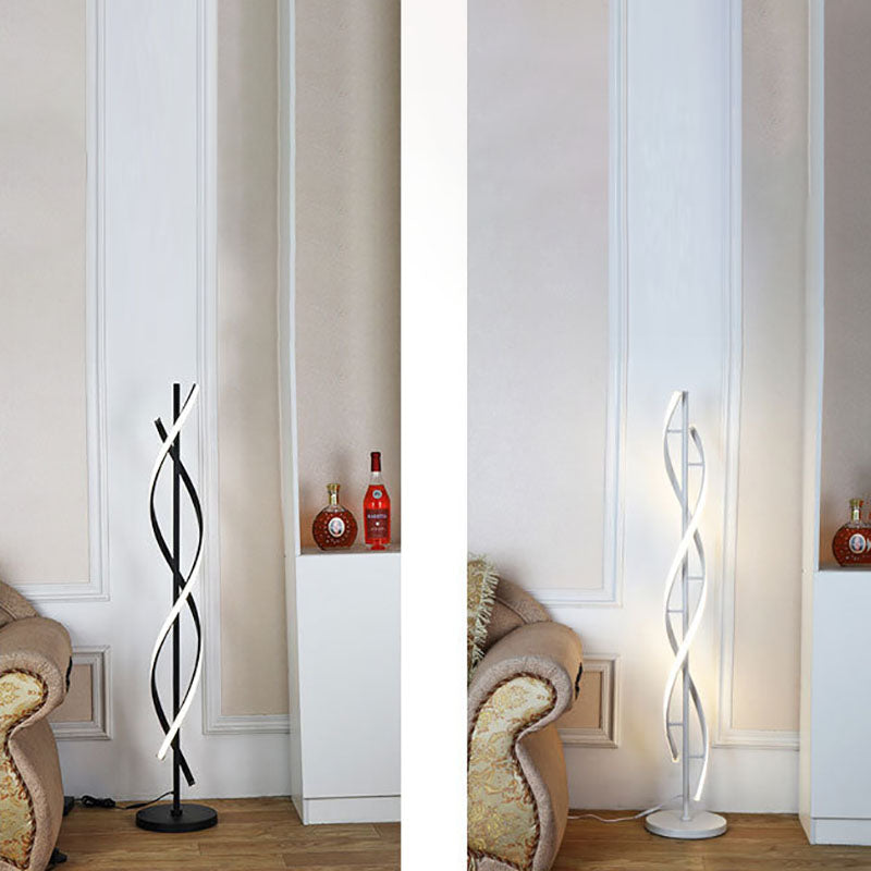 Minimalist Spiral Floor Lamp