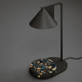 Iron Tapered Terrazzo Melting Table Lamp