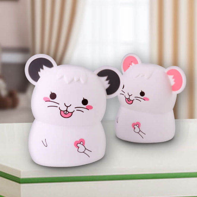 Cartoon Cute Mouse Silicone Table Lamp