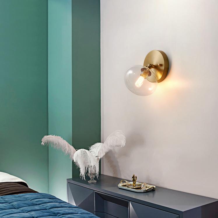 Glass Magic Bean Wall Lamp