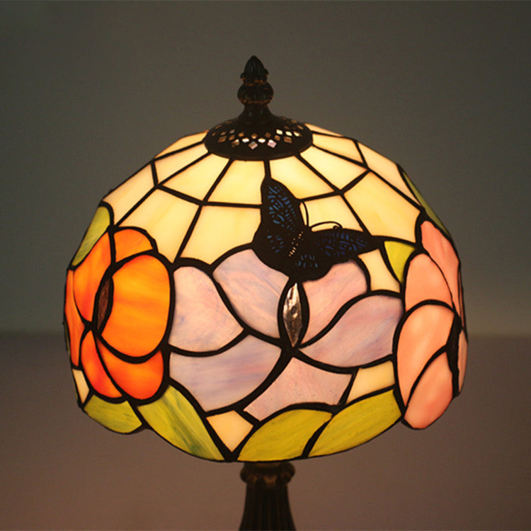 Dome Flower Zinc Alloy Table Lamp